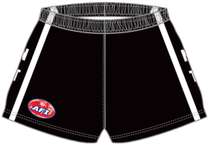 AFI NT footy shorts front