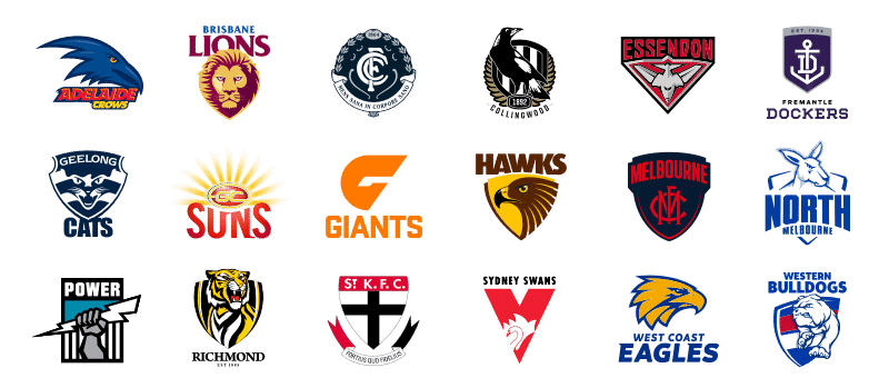 AFL club logos