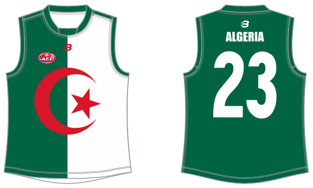 Algeria footy jumper AFL