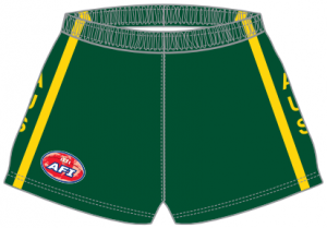 Australia Kangaroos shorts front