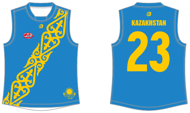 Kazakhstan AFL footy jumper