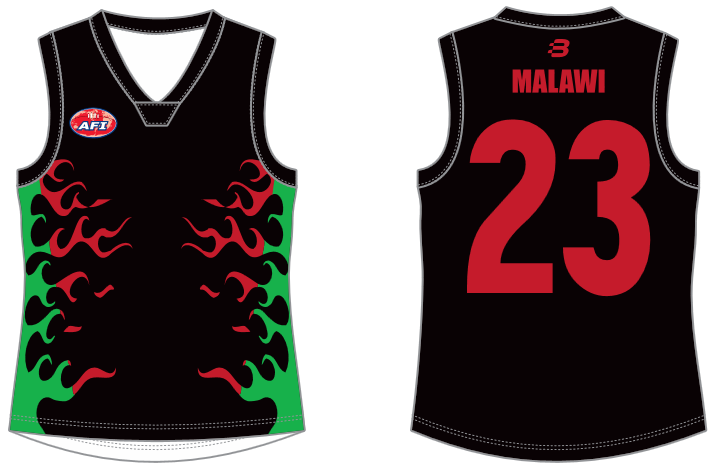 Malawi AFL footy jumper