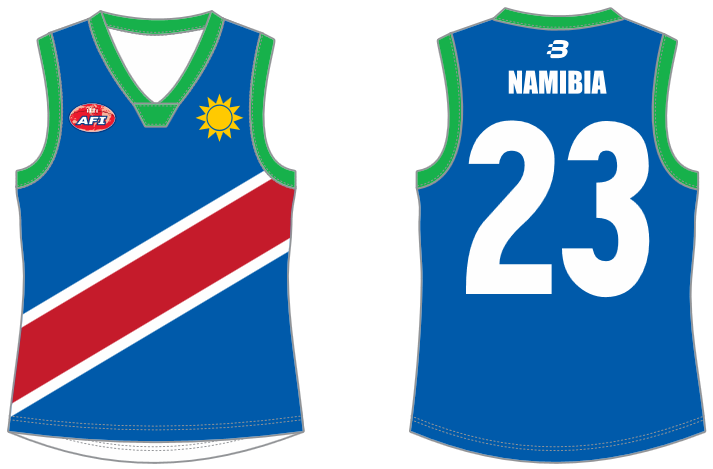 Namibia footy jumper AFL