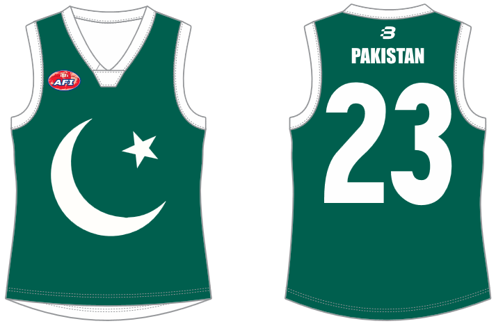 Pakistan footy jumper AFL