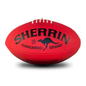 Sherrin red football
