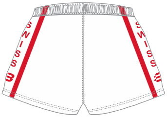 Swiss shorts back