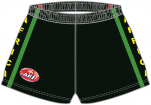 Team Africa shorts front