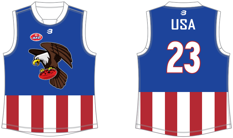 USA Eagles footy jumper