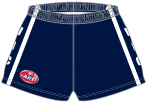 VIC Country footy shorts front